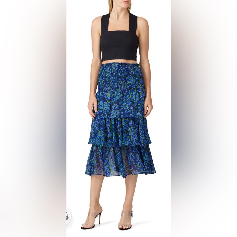 The Kooples Blue Ruffle Skirt 💃🏻